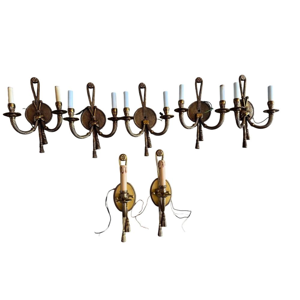 Brass Electrical Light Fixtures (7 total) free shipping